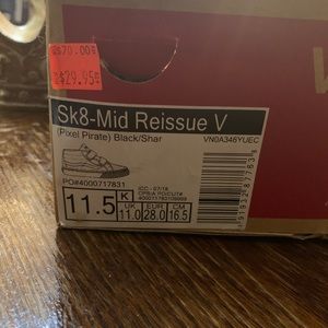 Vans New never worn.